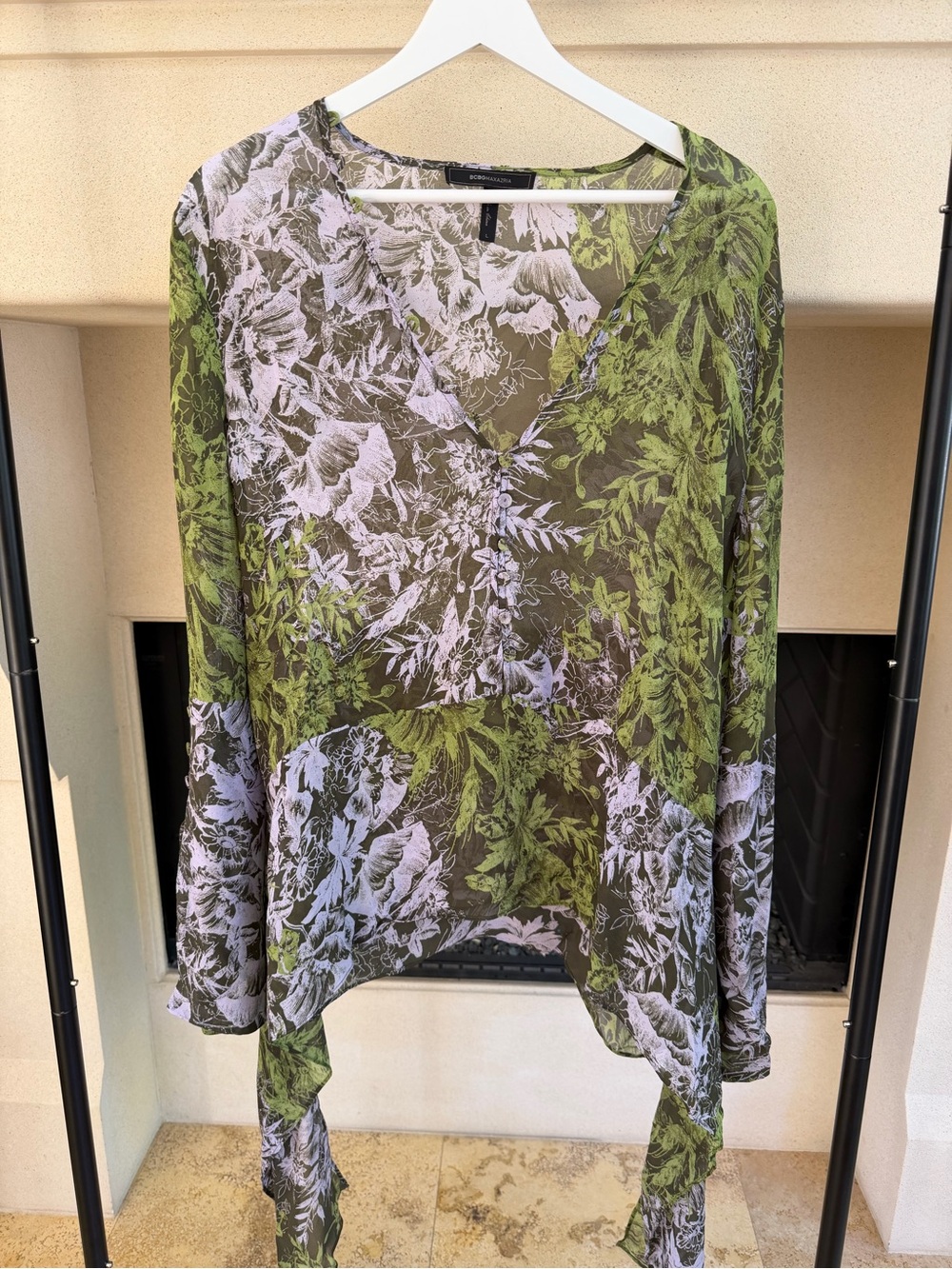 BCBG Flowy Top